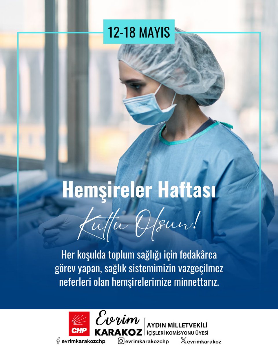 CHP'li Vekil Karakoz, Hemşireler Haftası'nı Kutladı