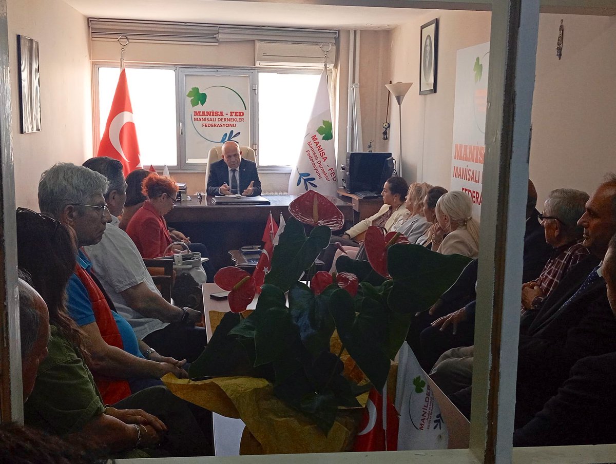 İYİ Parti İzmir İl Başkanlığı, Manisalı Dernekler Federasyonu'nu Ziyaret Etti