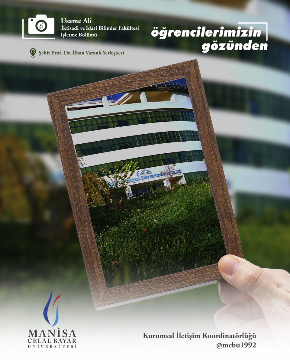 Manisa Celal Bayar Üniversitesi'nde Öğrenci Tarafından Çekilen Fotoğraf Kampüste İlgi Görüyor