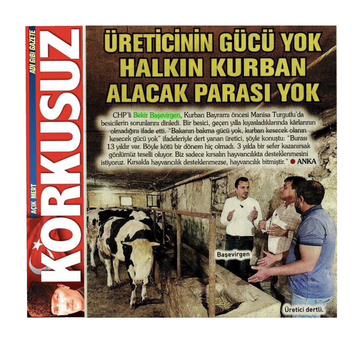 Manisa'daki Besiciler Ekonomik Zorluklarla Mücadele Ediyor