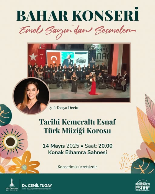 İzmir Büyükşehir Belediyesi, Emel Sayın Şarkılarını Türk Müziği Korosu ile Canlandırıyor