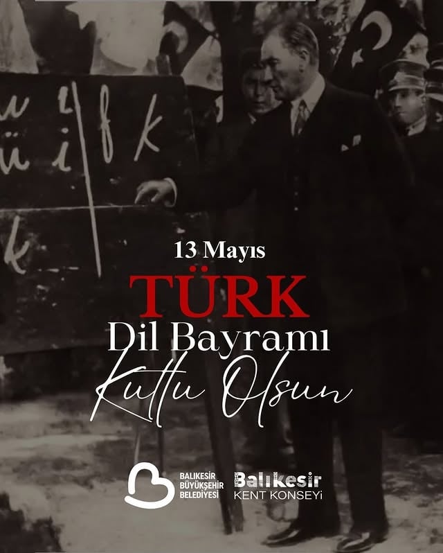 Balıkesir Kent Konseyi'nden 13 Mayıs Türk Dil Bayramı Kutlaması