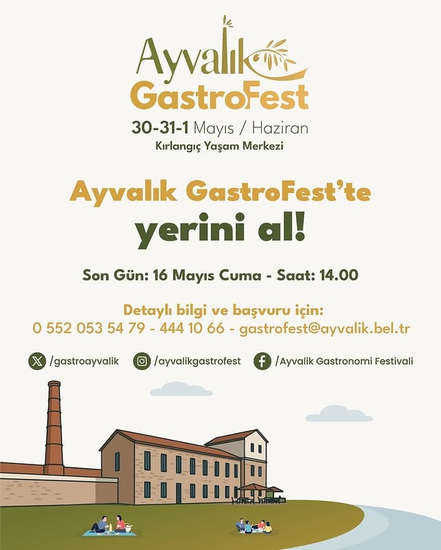 Ayvalık GastroFest, Gastronomi Tutkunlarını Bir Araya Getirecek