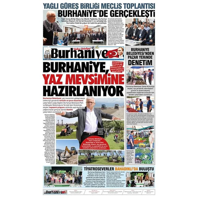 Burhaniye Belediyesi'nden Yeni Belediye Gazetesi Çıktı