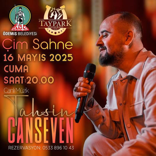 Ödemiş Belediyesi Taypark Restoran'da Canlı Müzik Konseri Düzenliyor