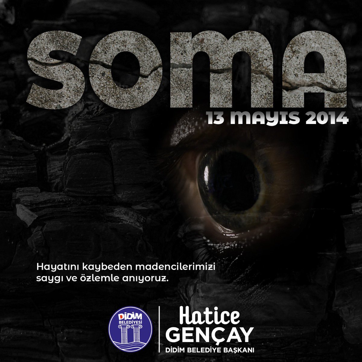 Soma Maden Faciası'nda Hayatını Kaybedenler Didim Tarafından Anıldı