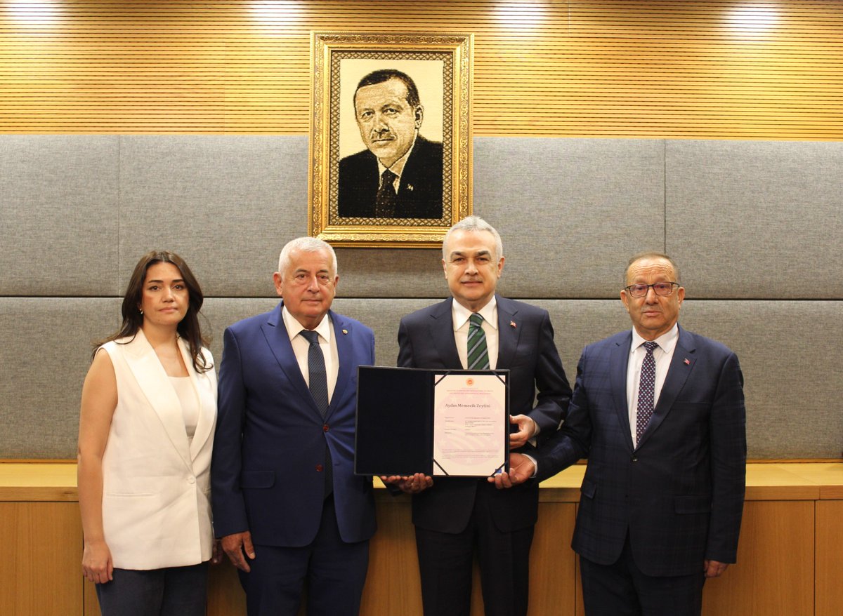 Aydınlı İş Adamları, TBMM'de Memecik Zeytini Coğrafi İşaretini Tartıştılar