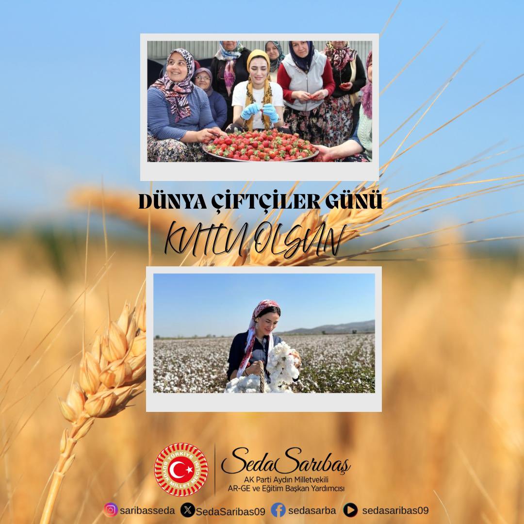 Aydın Milletvekili Sarıbaş, Dünya Çiftçiler Günü'nü Kutladı