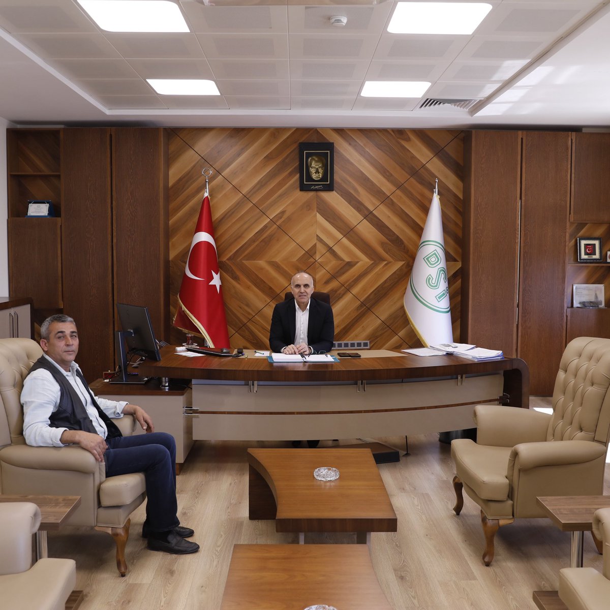Aydın Efeler Muhtarı, DSİ 21. Bölge Müdürlüğü'nü Ziyaret Etti