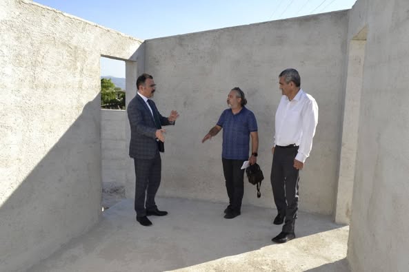 Sultanhisar'da Hayvan Barınağı İnşaatı Yerinde İncelemeye Alındı