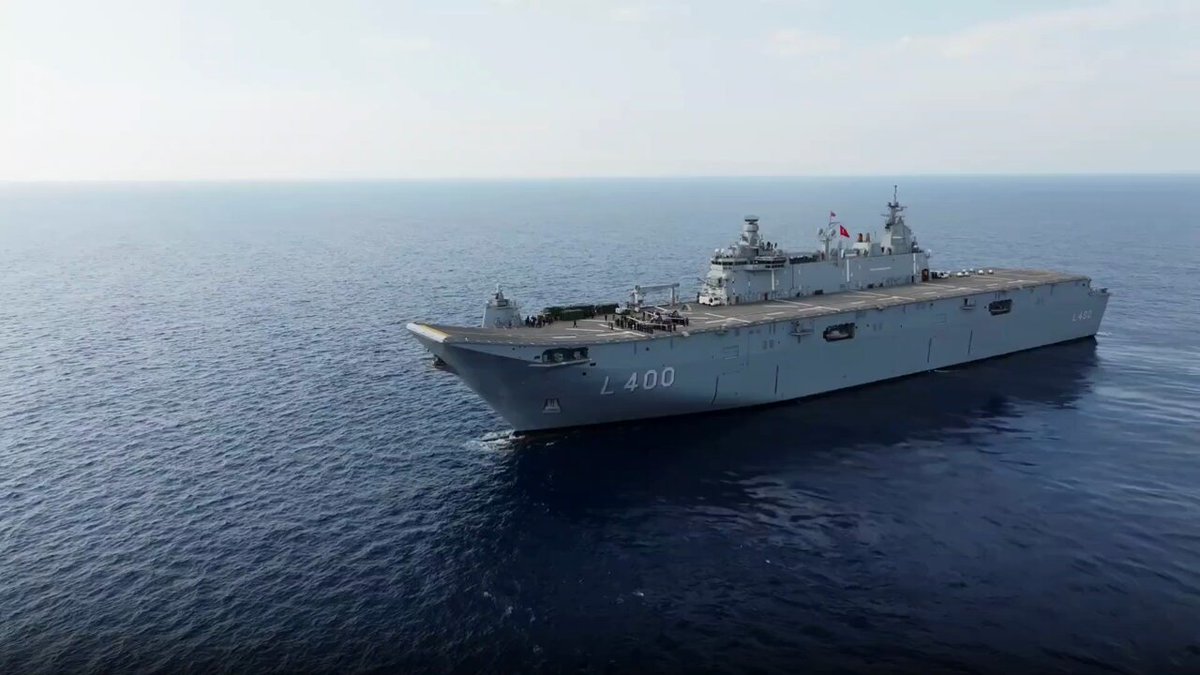 Baykar'ın Bayraktar TB3'ü ve TCG Anadolu'nun Rol Aldığı Deniz Tatbikatı