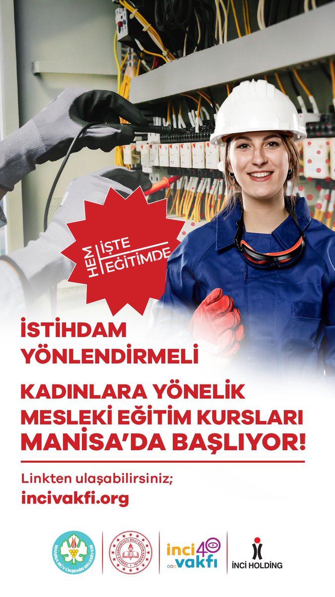 Manisa Büyükşehir Belediyesi ve İnci Vakfı'ndan Kadınlara Ücretsiz Mesleki Eğitim Desteği