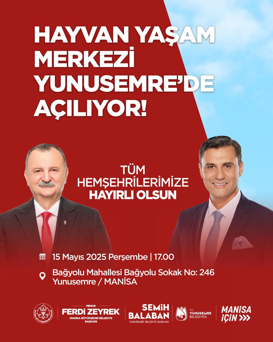Manisa Büyükşehir Belediyesi, Yunusemre'de Hayvan Yaşam Merkezi Açıyor