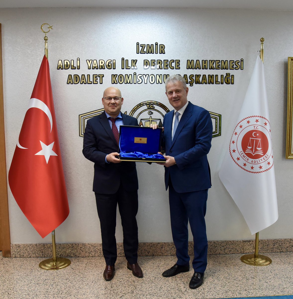 İzmir Ticaret Odası, Adalet Komisyonu Başkanı'nı Ziyaret Etti