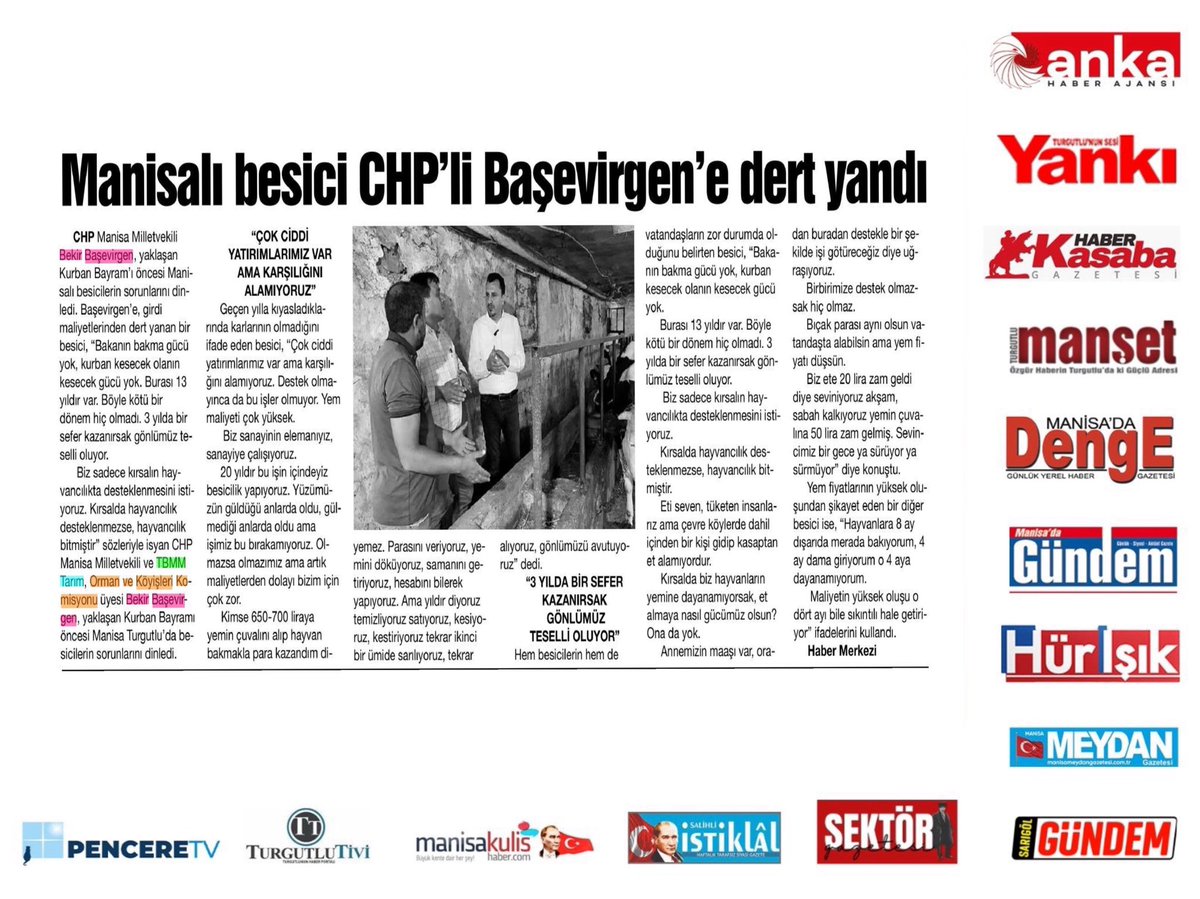 Manisa'da Besiciler Ekonomik Zorluklarla Mücadele Ediyor