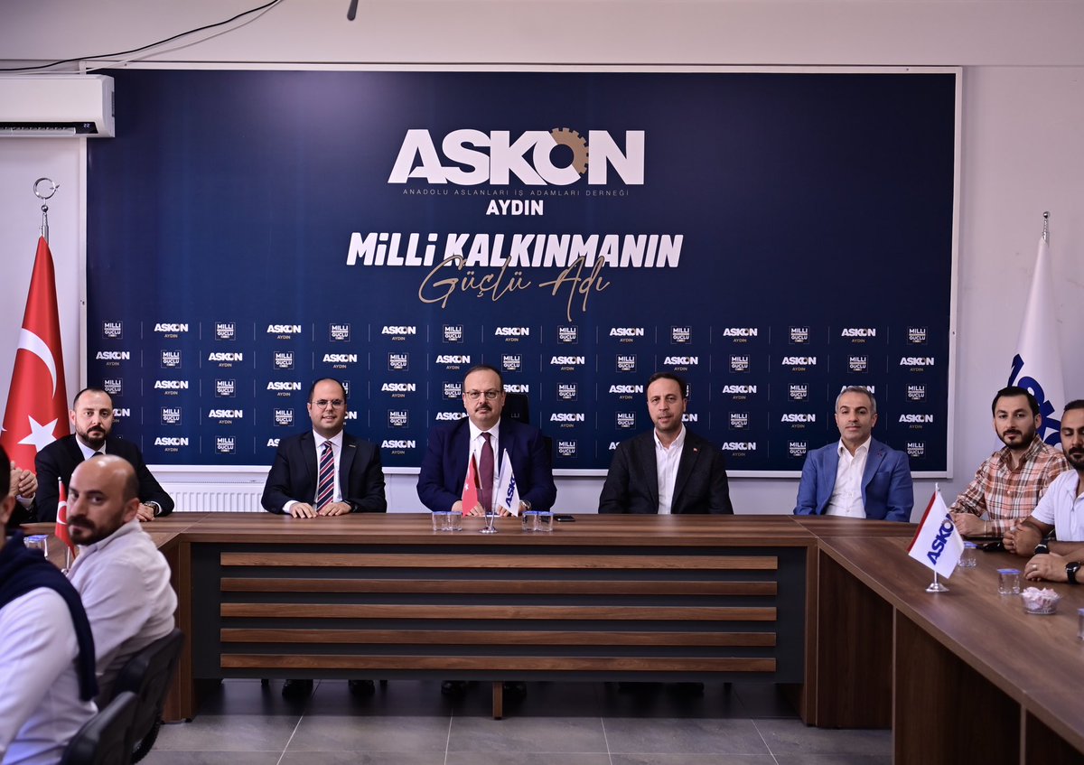 Vali Canbolat, ASKON Aydın Şube Başkanı ve Yönetim Kurulu Üyeleriyle Bir Araya Geldi