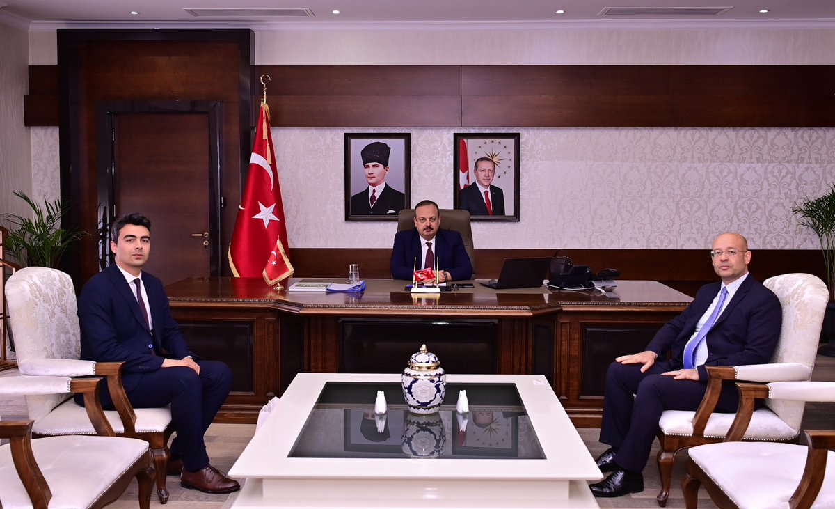Helal Akreditasyon Kurulu Başkanı Soylu, Aydın Valisi Canbolat'ı Ziyaret Etti