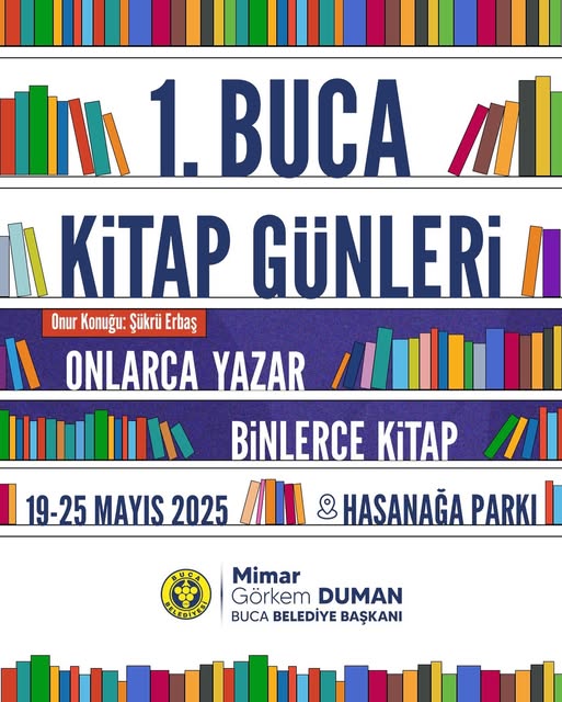 Buca Belediyesi'nden Kitap Dostlarına Özel Etkinlik: 1. Buca Kitap Günleri
