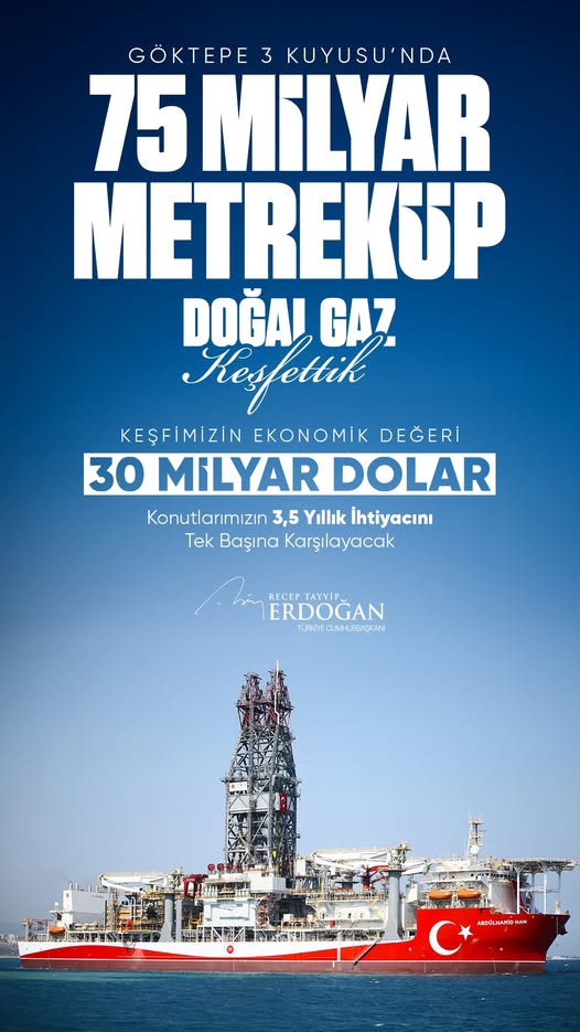 Karadeniz'de Yeni Doğal Gaz Keşfi: 75 Milyar Metreküp Rezerv