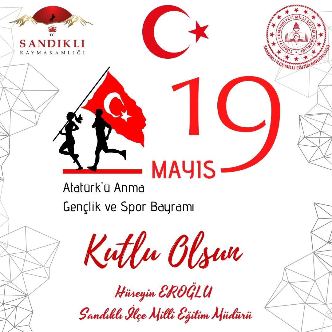 19 Mayıs Atatürk'ü Anma Gençlik ve Spor Bayramı Sandıklı'da Coşkuyla Kutlandı