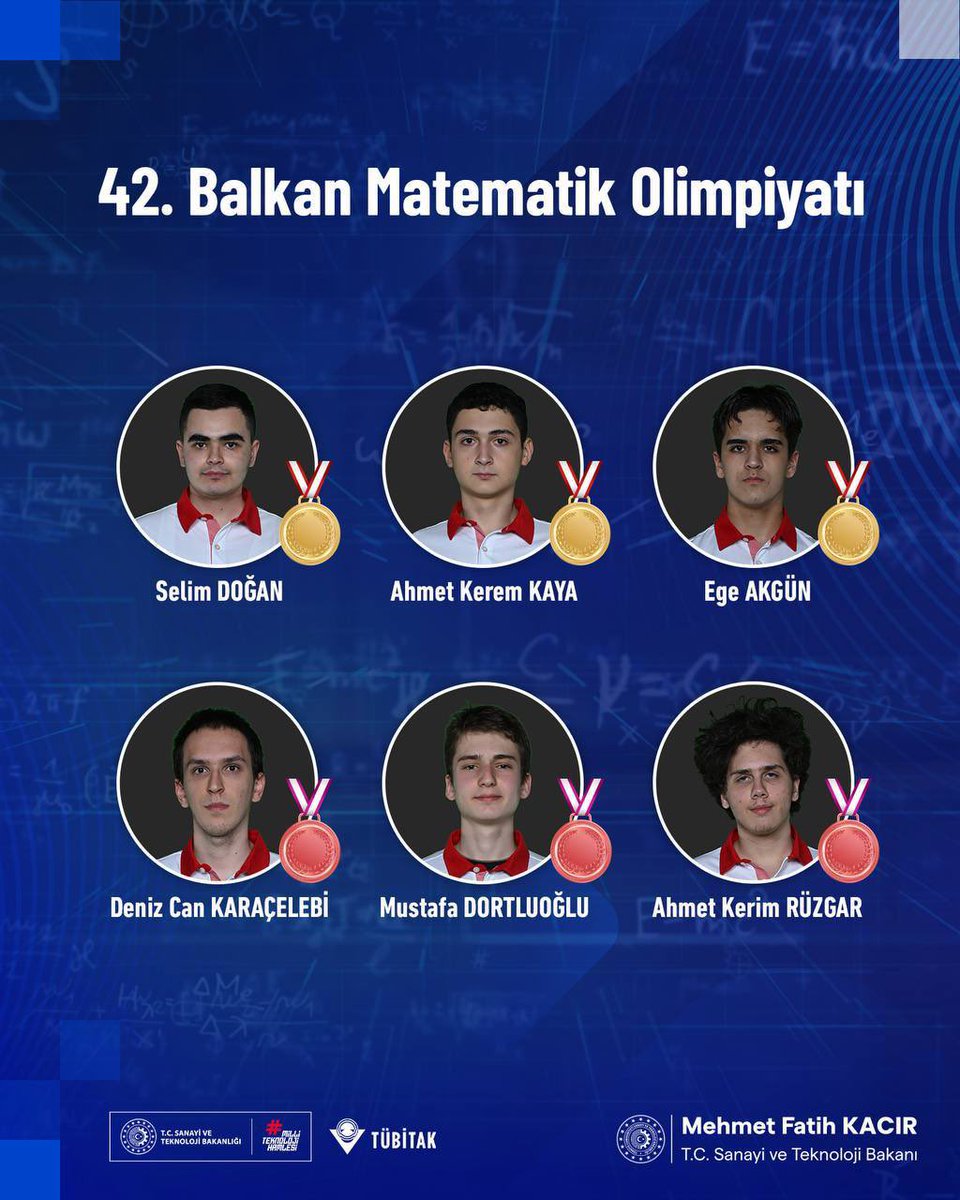 Türk Öğrenciler Uluslararası Bilim Olimpiyatlarında Türkiye'yi Temsil Etti ve Dereceye Girdi
