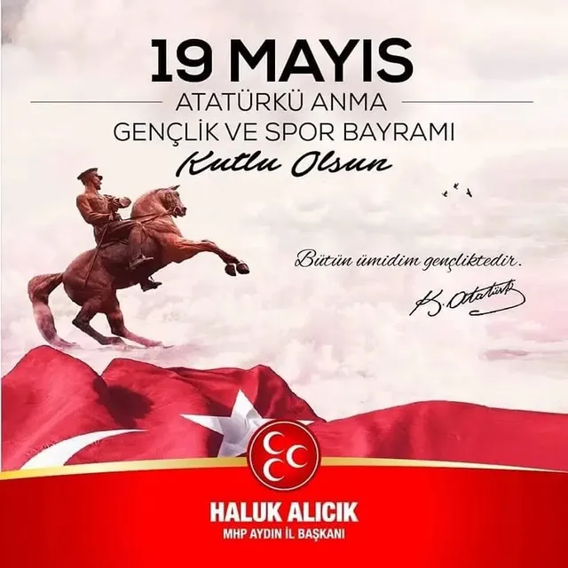 MHP Aydın İl Başkanlığı'ndan 19 Mayıs Mesajı