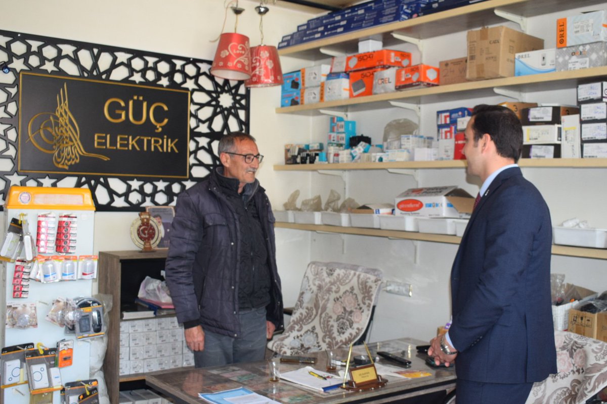 Sultandağı Kaymakamı Demirci, Esnaflarla Buluştu