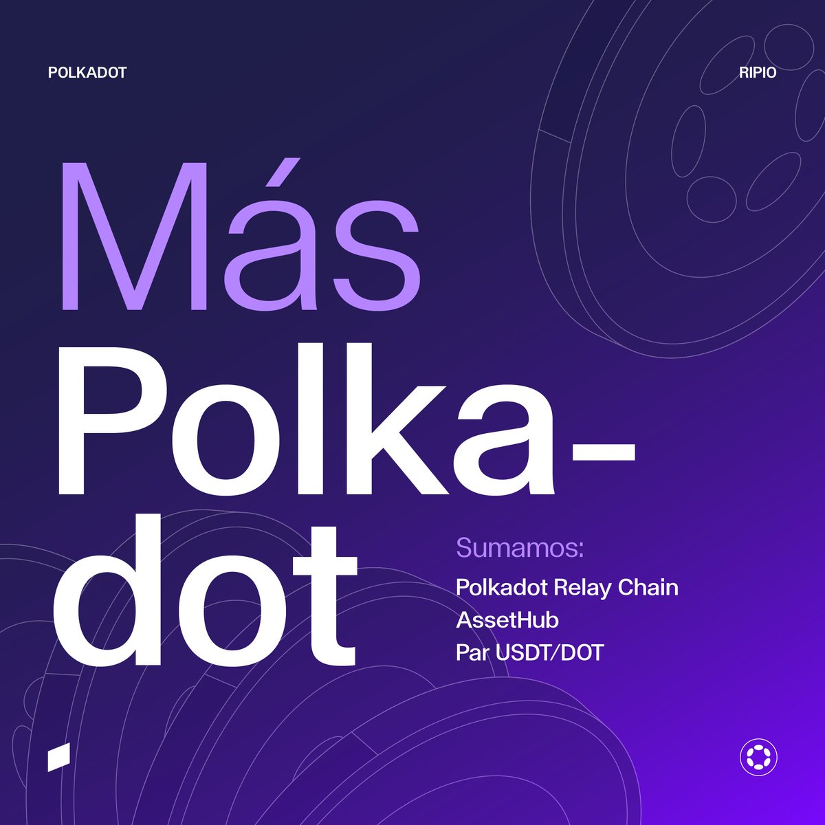 Polkadot, Ripio CEX'te Listelendi: Latin Amerika Pazarına Erişim Genişliyor