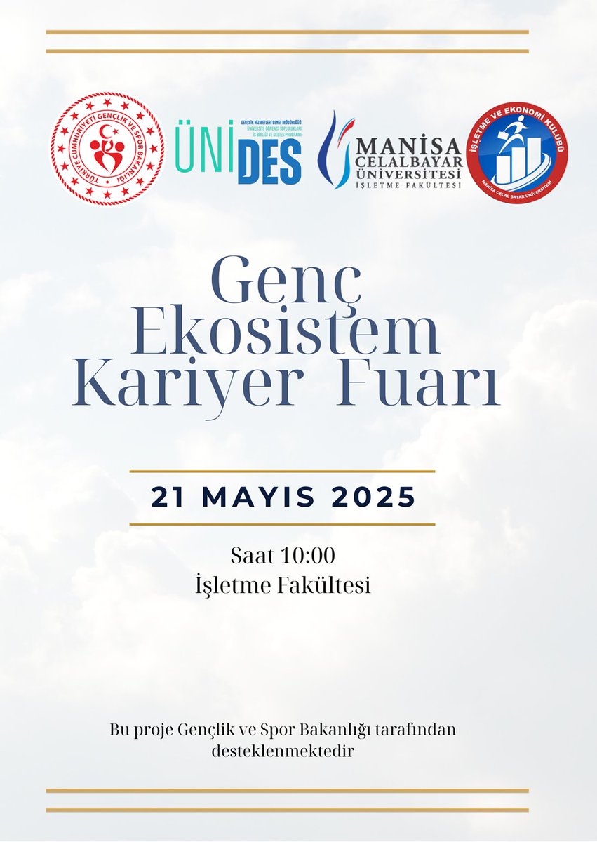 Manisa Celal Bayar Üniversitesi'nde Genç Ekosistem Kariyer Fuarı Düzenleniyor