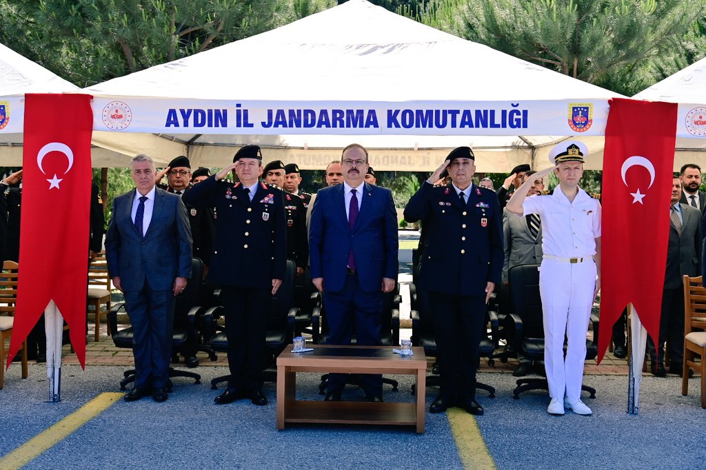 Aydın İl Jandarma Komutanlığı'na Yeni Araçlar Teslim Edildi