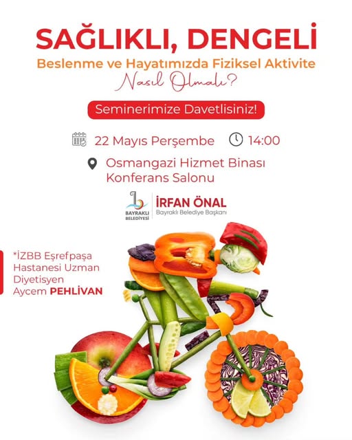 Bayraklı Belediyesi'nden Sağlıklı Yaşam Semineri