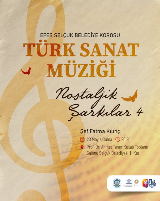 Selçuk Belediyesi Korosu, Türk Sanat Müziği Konseriyle Sahneye Çıkıyor
