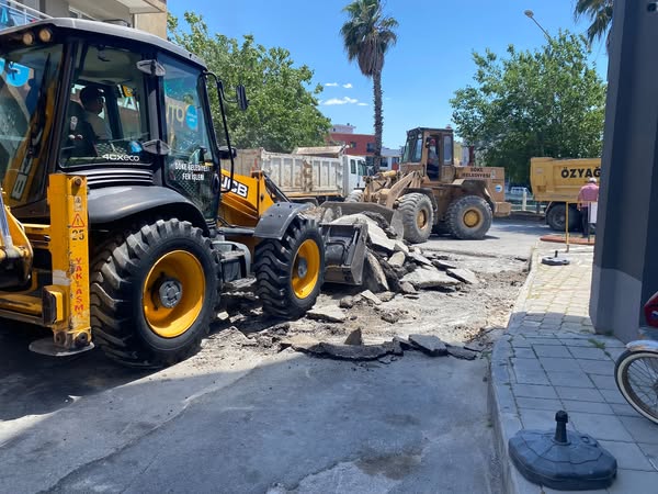 Söke'de Yol Yenileme Çalışmaları Devam Ediyor