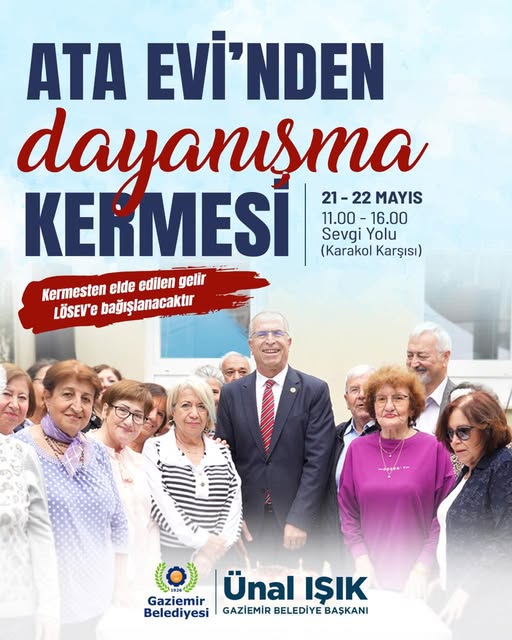 Gaziemir Belediyesi'nden Lösemili Çocuklar Vakfı'na Destek Kermesi