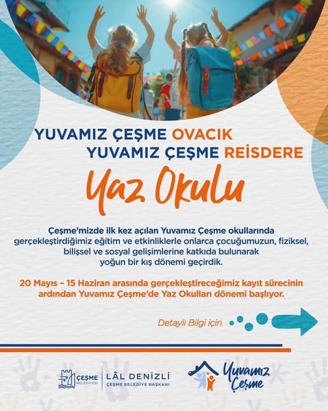 Çeşme Belediyesi Yaz Okulları Başvuruları Başladı