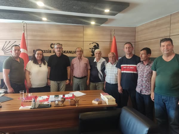 CHP Balıkesir İl Başkanı, Havran İlçe Başkanı Şahin ile Görüşme Gerçekleştirdi