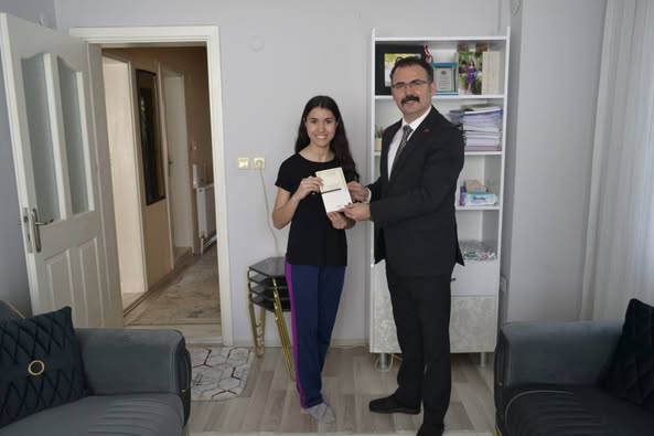 Sultanhisar Kaymakamı Ateş, Öğrencilerin Evlerini Ziyaret Etti