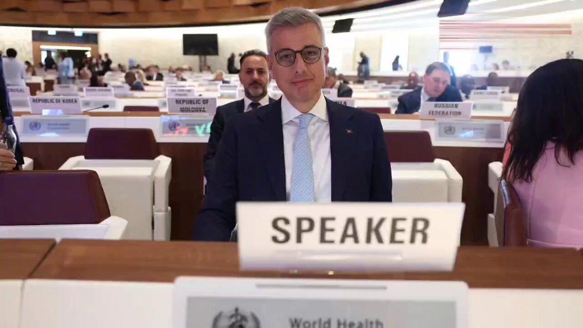 Sağlık Bakanlığı Heyeti Dünya Sağlık Asamblesi'nde