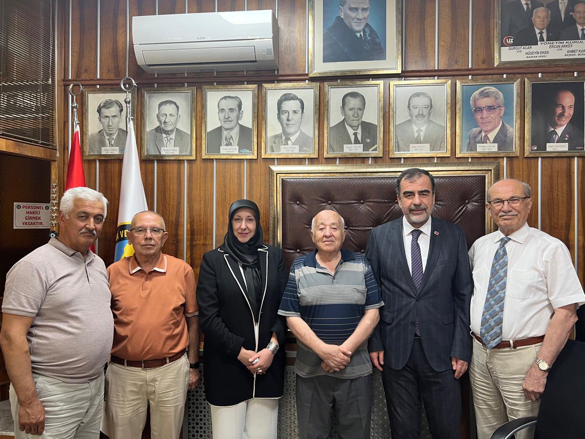 AK Parti Aydın İl Başkanı Erdem, Esnaf ve Sanatkarlar Kredi ve Kefalet Kooperatifi Birliği'ni Ziyaret Etti