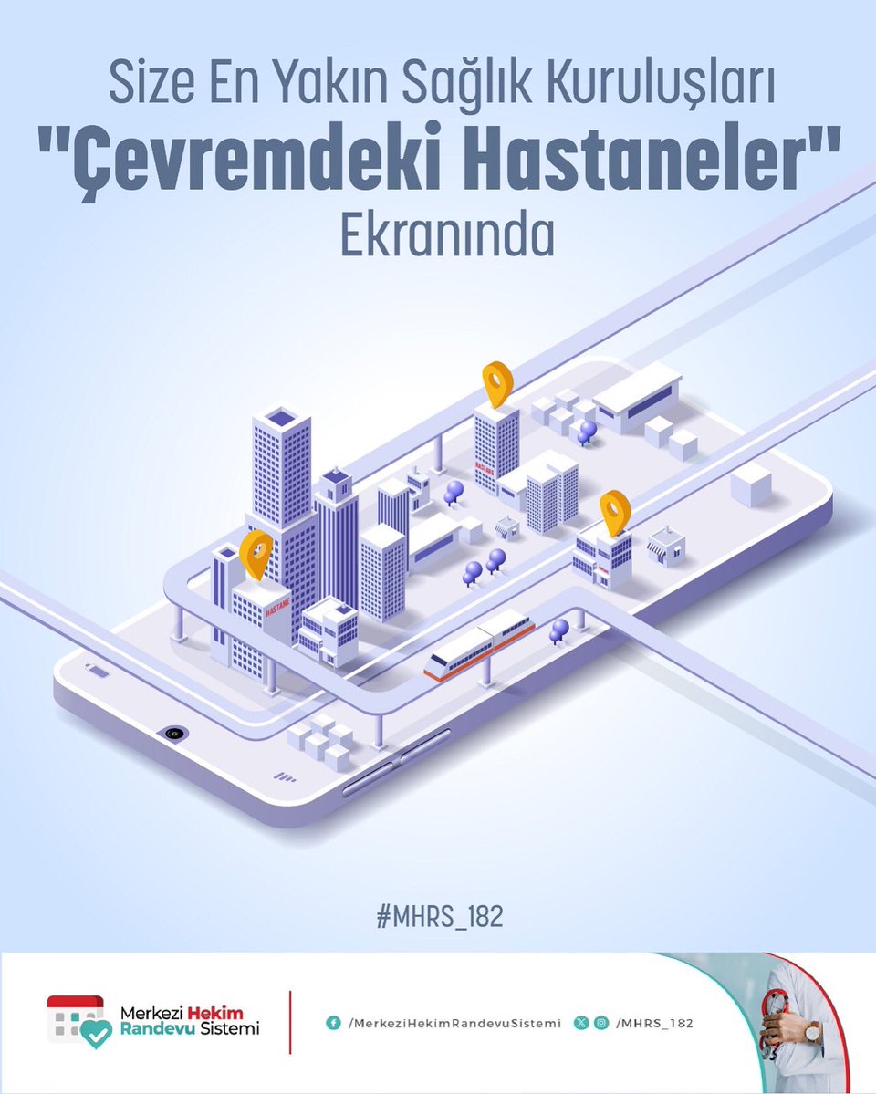 Sağlık Bakanlığı MHRS Mobil Uygulaması ile Yakınlardaki Hastaneler Kolayca Bulunabiliyor