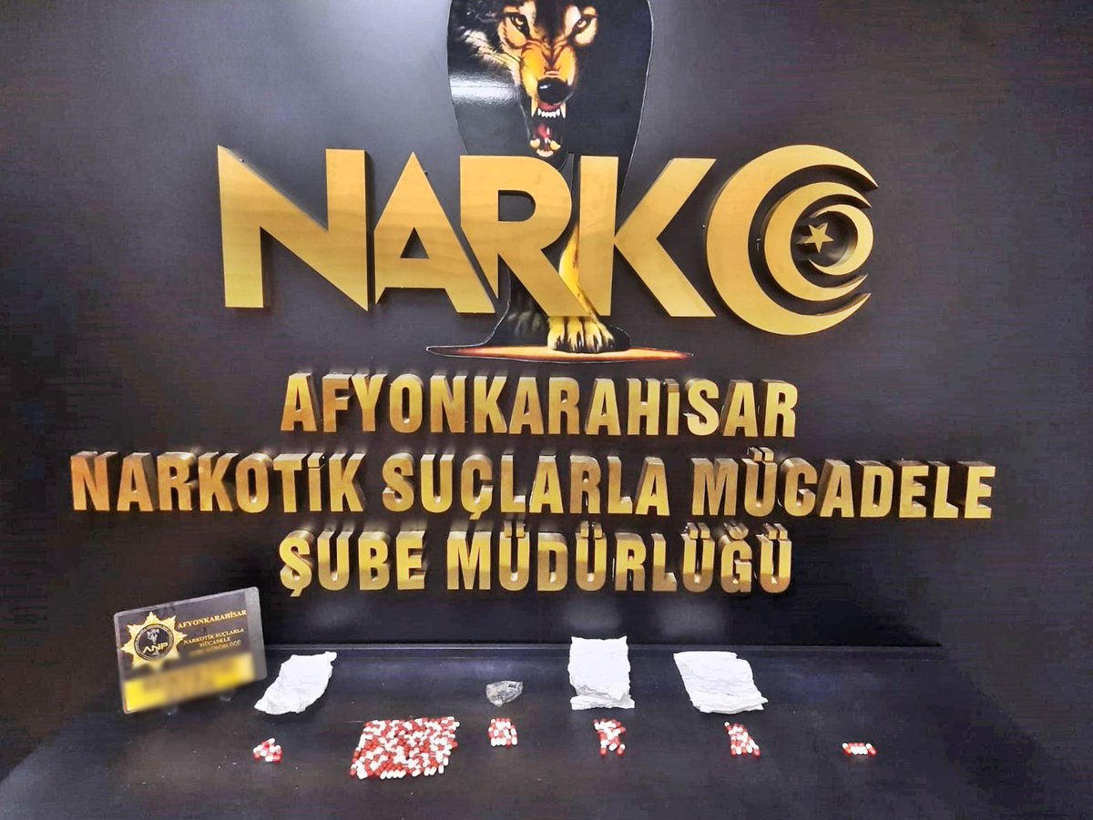Afyonkarahisar'da Uyuşturucu Operasyonu: 158 Sentetik Ecza Maddesi Ele Geçirildi