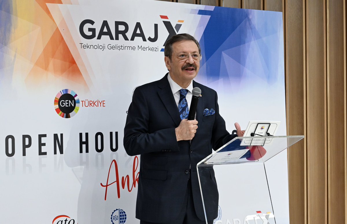 TOBB Başkanı Hisarcıklıoğlu, Garaj X Teknoloji Geliştirme Merkezi Açılışında Genç Girişimcilerle Buluştu