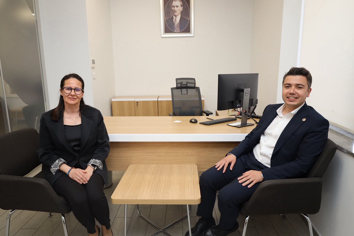 Karacasu Kaymakamı, Ziraat Bankası Şube Müdürünü Ziyaret Etti