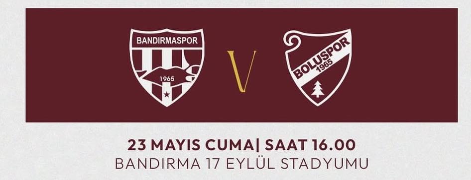 Bandırmaspor, Play-Off Yarı Final 2. Maçında Boluspor'u Ağırlayacak