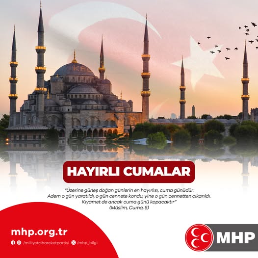 MHP Afyonkarahisar İl Başkanlığı'ndan Cuma Mesajı