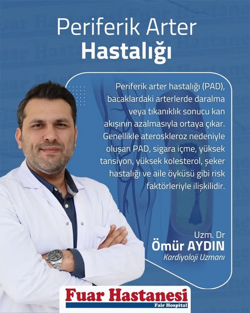 Bacak Ağrısı ve Yürüme Güçlüğü Periferik Arter Hastalığı Belirtisi Olabilir