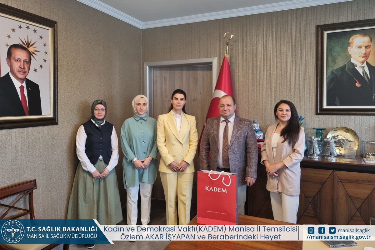 KADEM Manisa Temsilcisi, İl Sağlık Müdürü'nü Ziyaret Etti