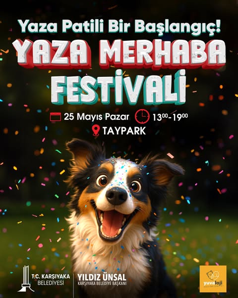 Karşıyaka Belediyesi'nden Patili Dostlara Yaza Merhaba Festivali