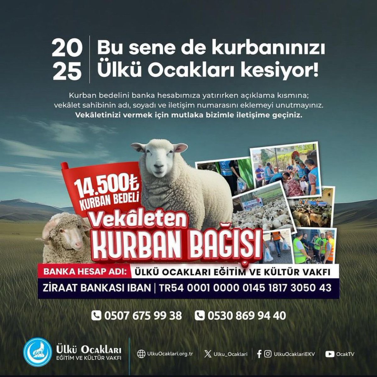 MHP Milletvekili Osmanağaoğlu, Kurban Vekaleti Kesim Kampanyası Başlattı