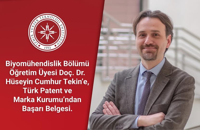 İYTE'li Doç. Dr. Tekin, 2024'te En Çok Patent Başarısı Elde Etti